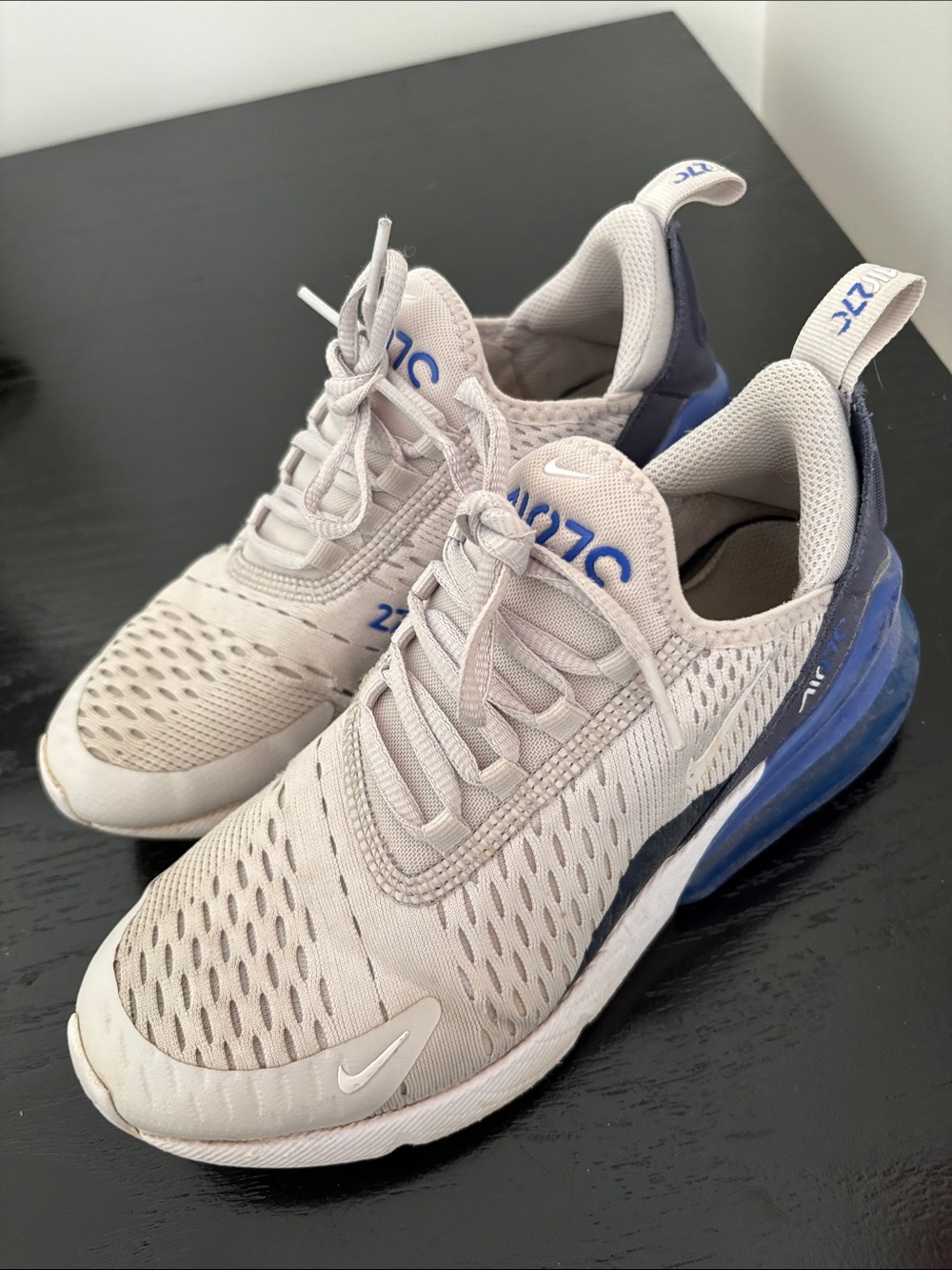 Two Pairs Nike Air Max 270 size 4Y - Picture 9 of 16